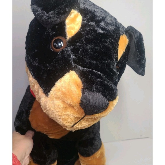 Fun & Fun Toys Inc Other - Rottweiler Dog Plush 25" Sitting Stuffed Animal Pup Rottie Fun & Fun Toys